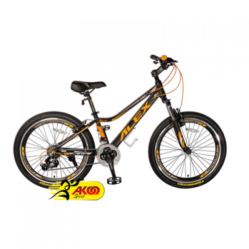 دوچرخه الکس مدل TRUST 2023 سایز 24 لوازم شیمانو کد AX 24762